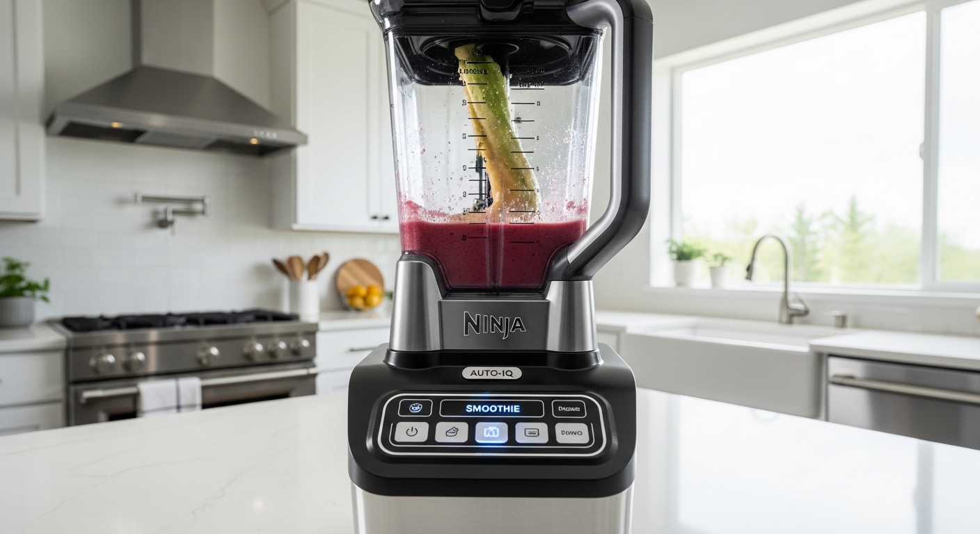 A Ninja blender with Auto-IQ