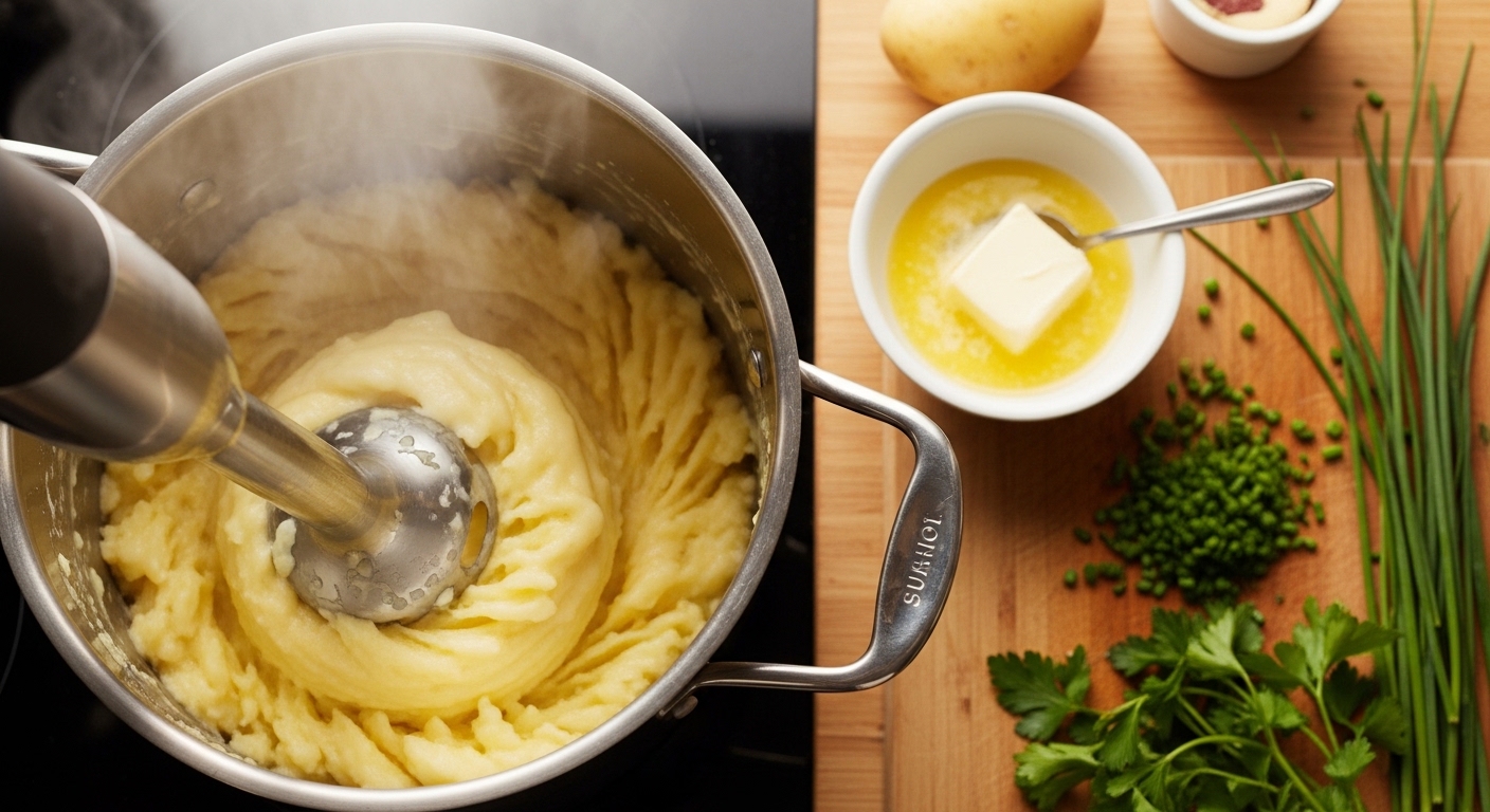 Can you use an immersion blender for mashed potatoes
