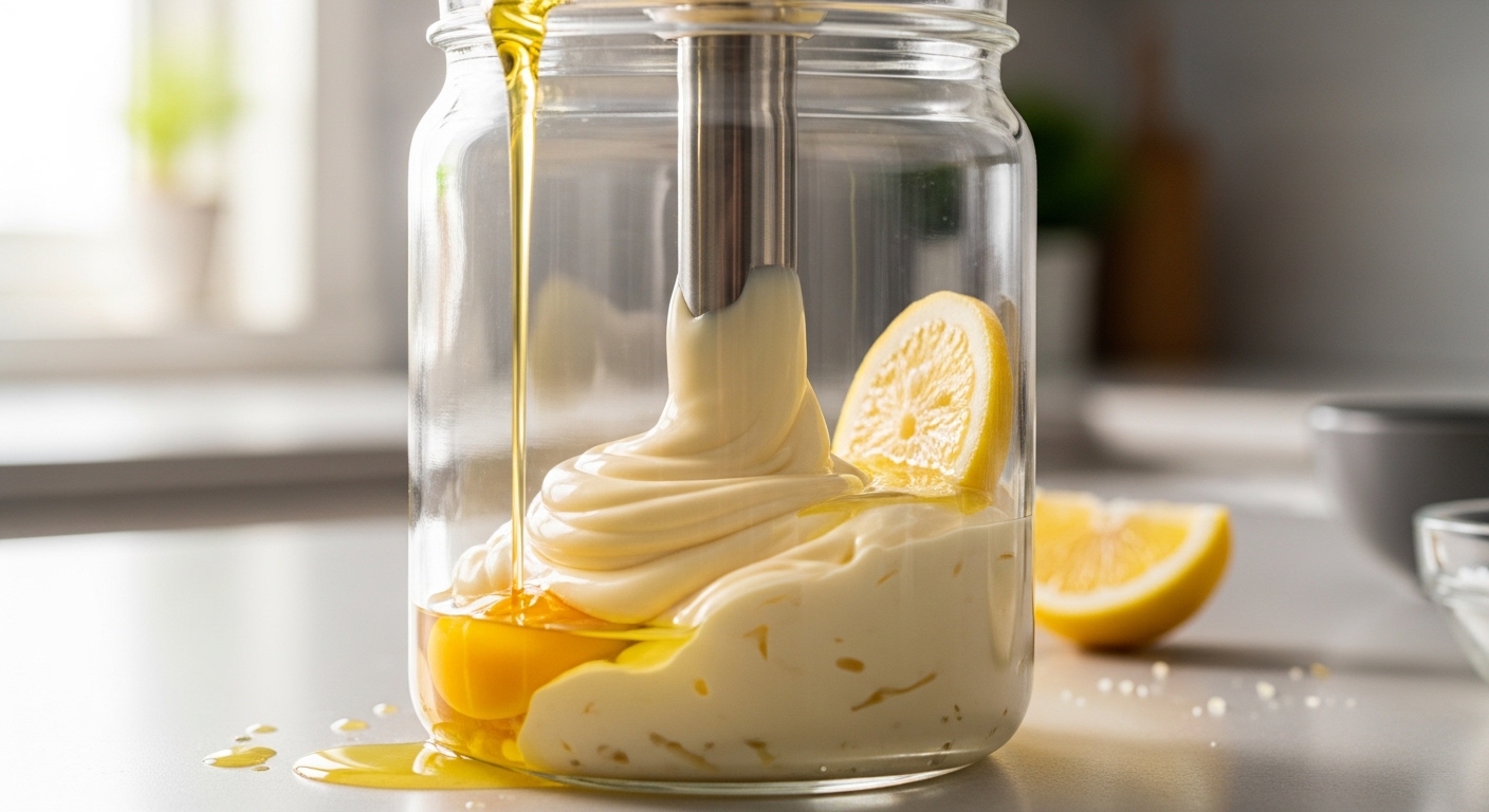 How to Make Mayonnaise with an Immersion Blender