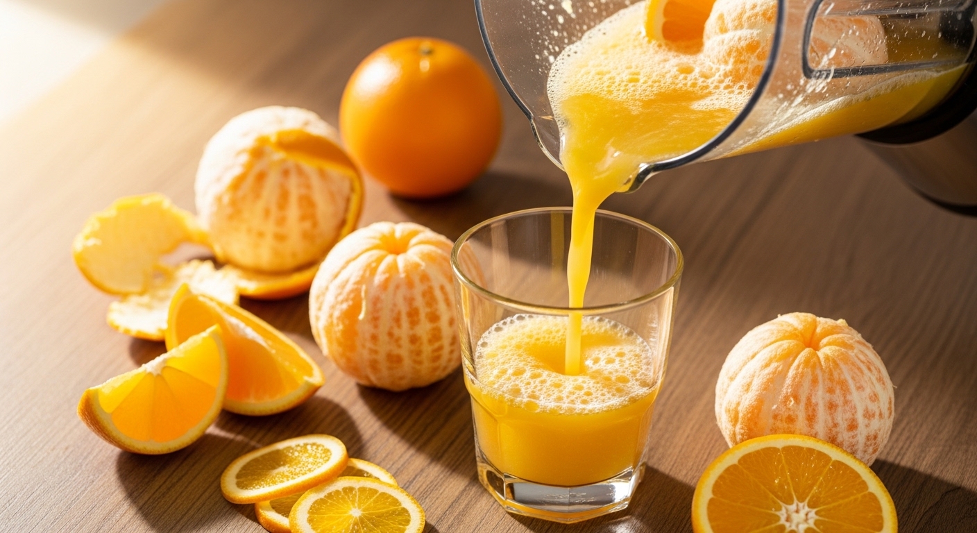 How to Make Orange Juice with a Blender