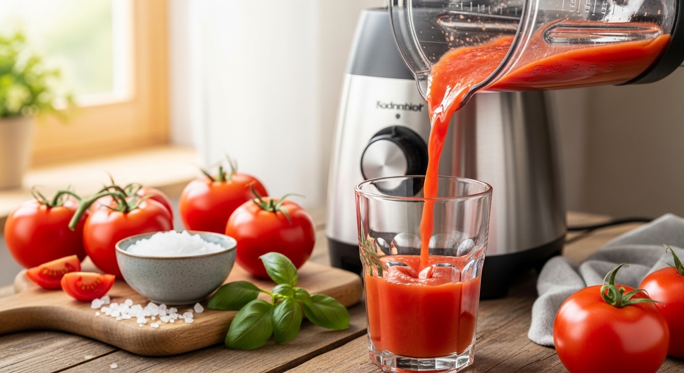How to Make Tomato Juice in a Blender