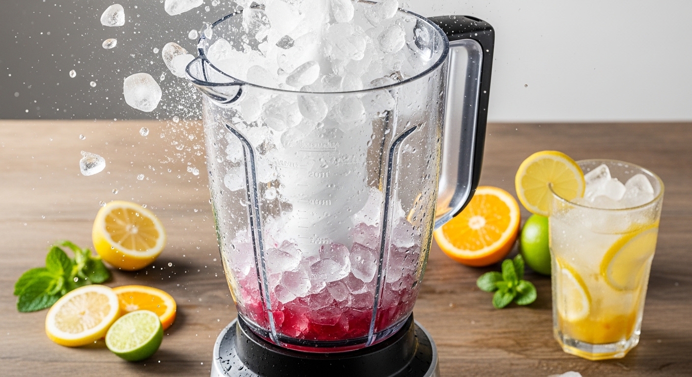 can you put ice in a blender