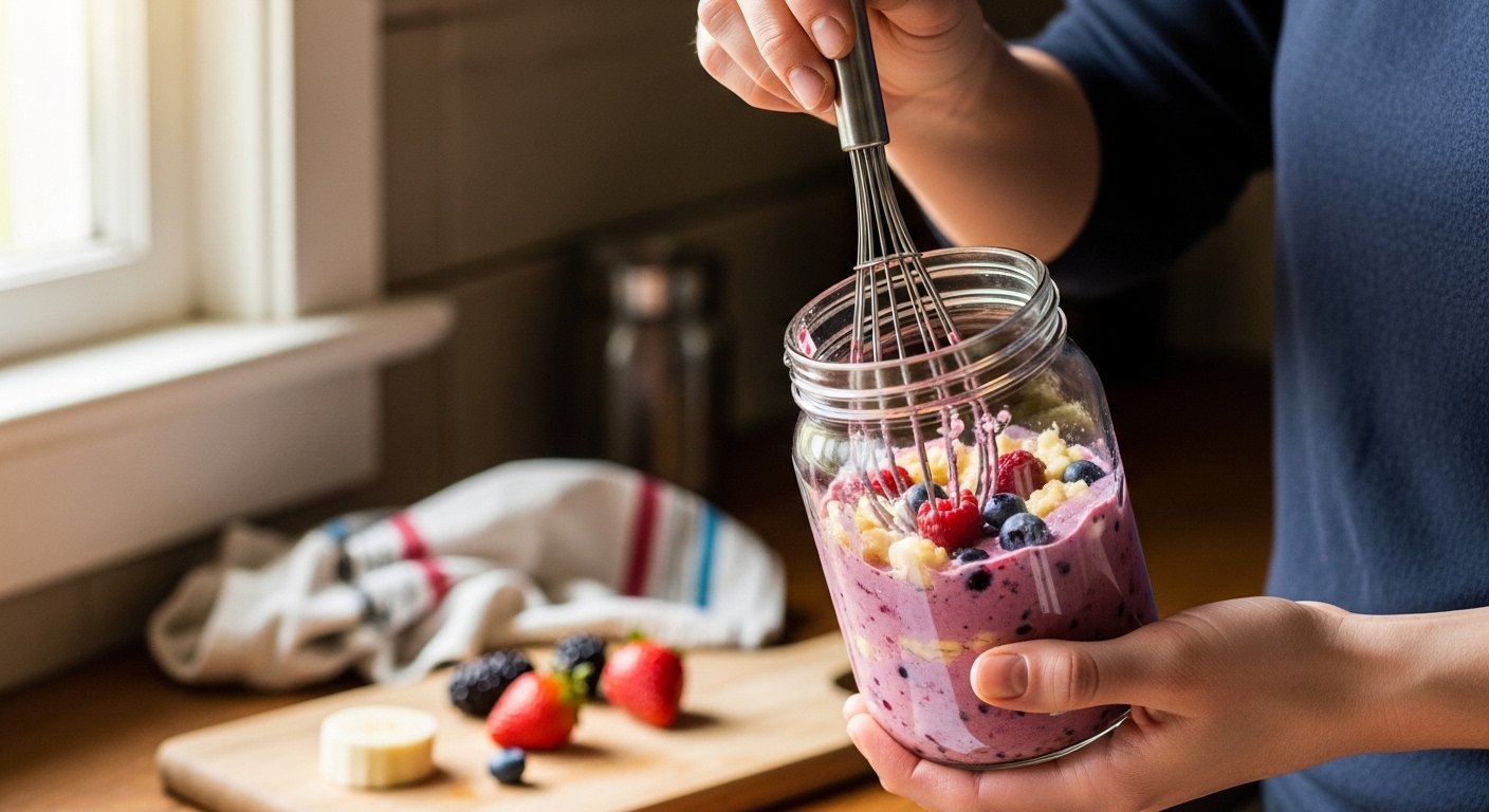 how to make smoothie without blender