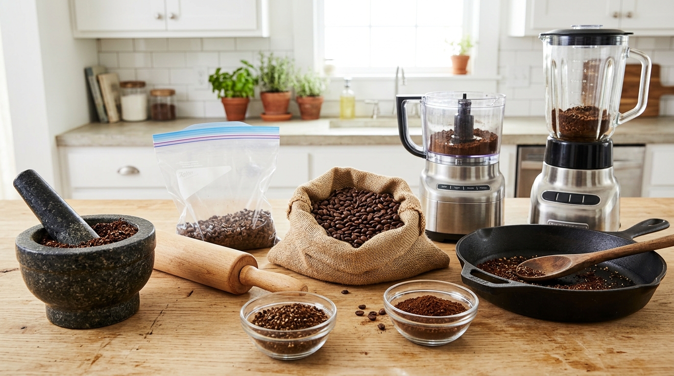 Can You Grind Coffee Beans Without a Grinder