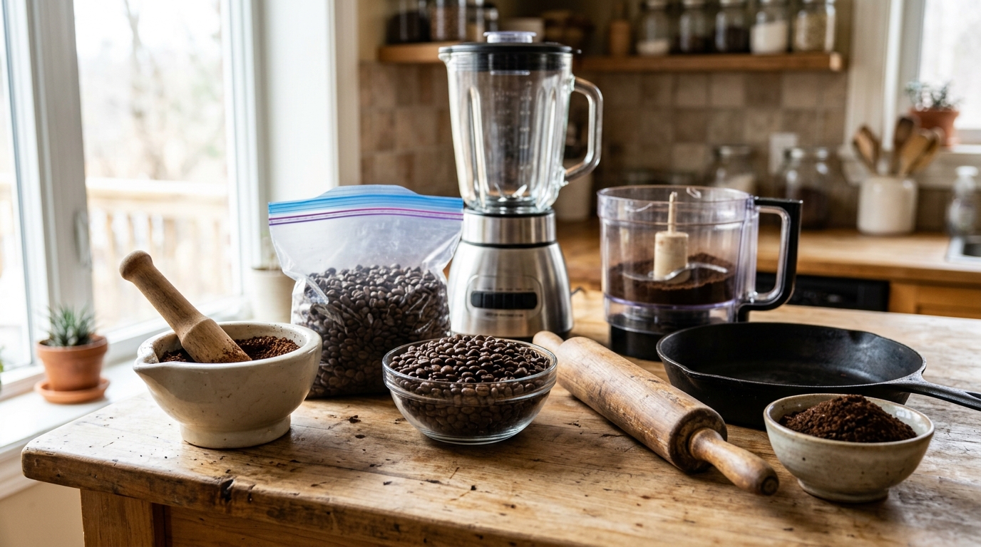 How Can You Grind Coffee Beans Without A Grinder