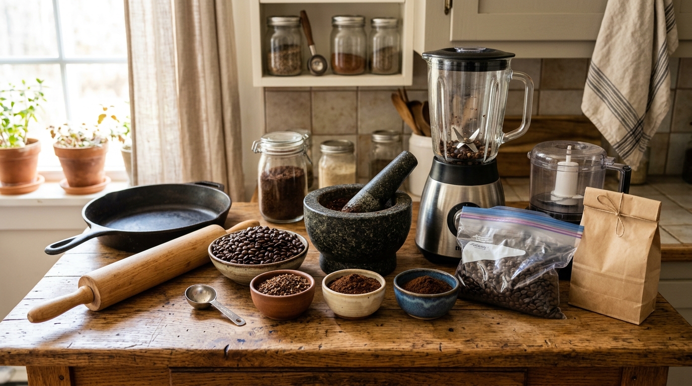 How to Use Coffee Beans Without a Grinder