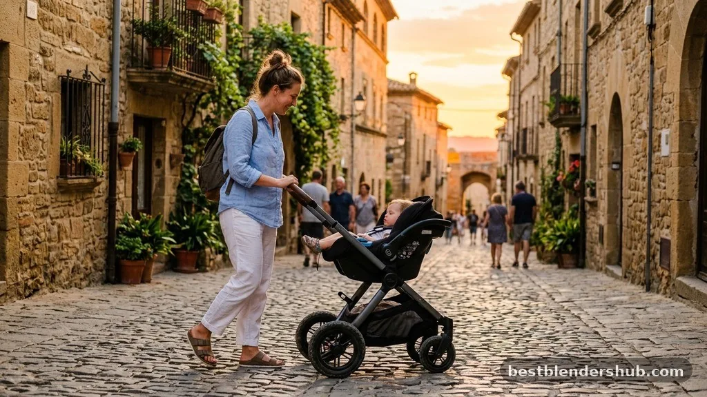 Addressing Common Travel Gaps - how to travel with stroller and car seat
