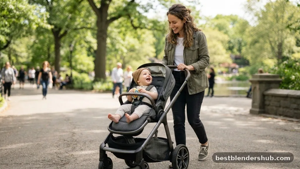 Benefits of Parent-Facing Stroller Orientation - which way should baby face in stroller