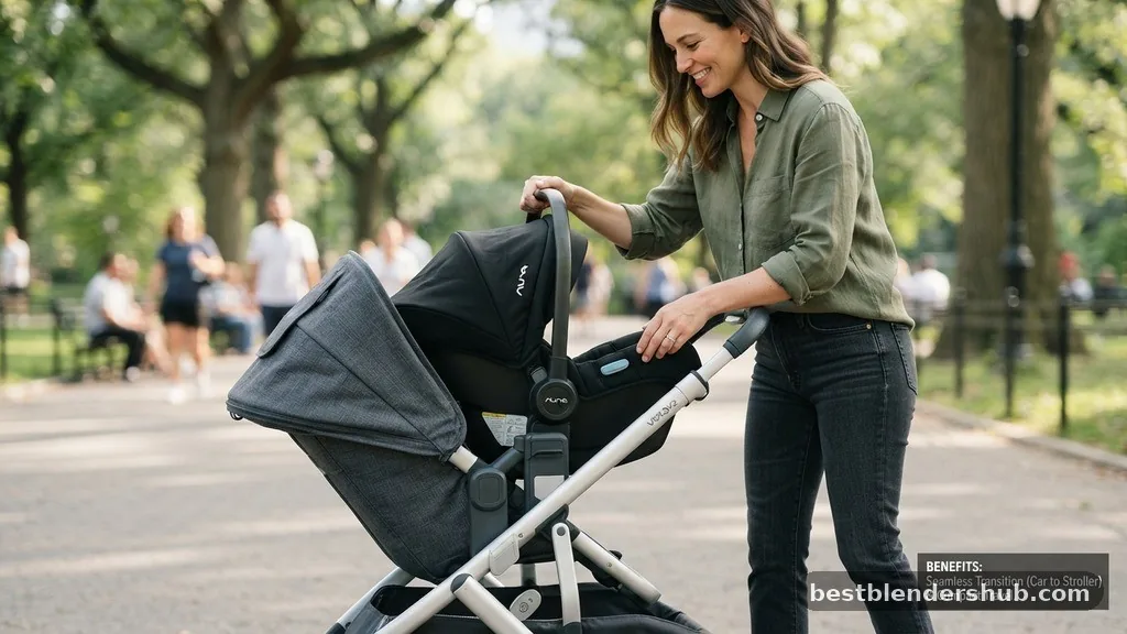 Benefits of Using Car Seat Attachments - when to put baby in stroller