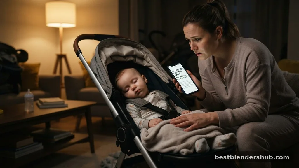 can baby sleep in stroller overnight