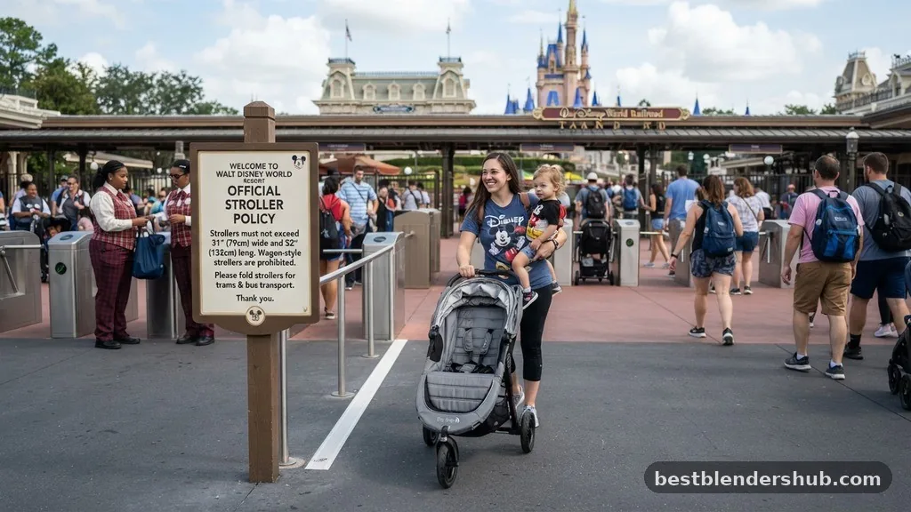 can i bring a stroller to disney world