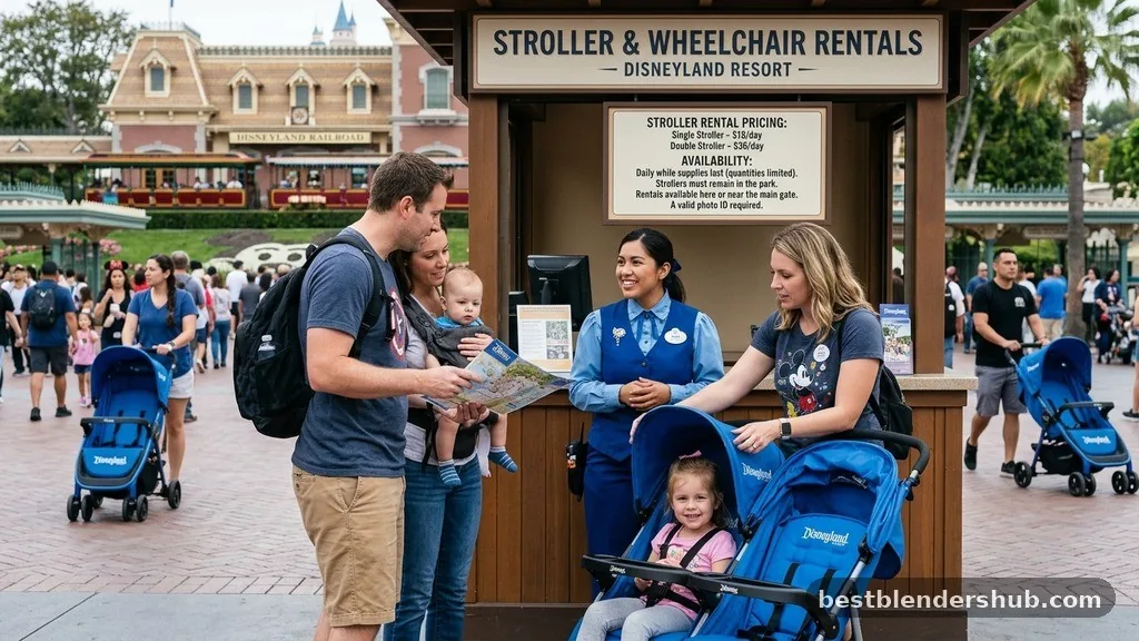 can you rent a stroller at disneyland