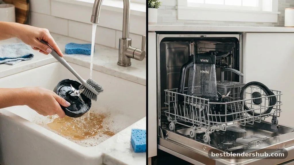 Comparing Cleaning Methods for Ninja Parts - can the ninja blender go in the dishwasher