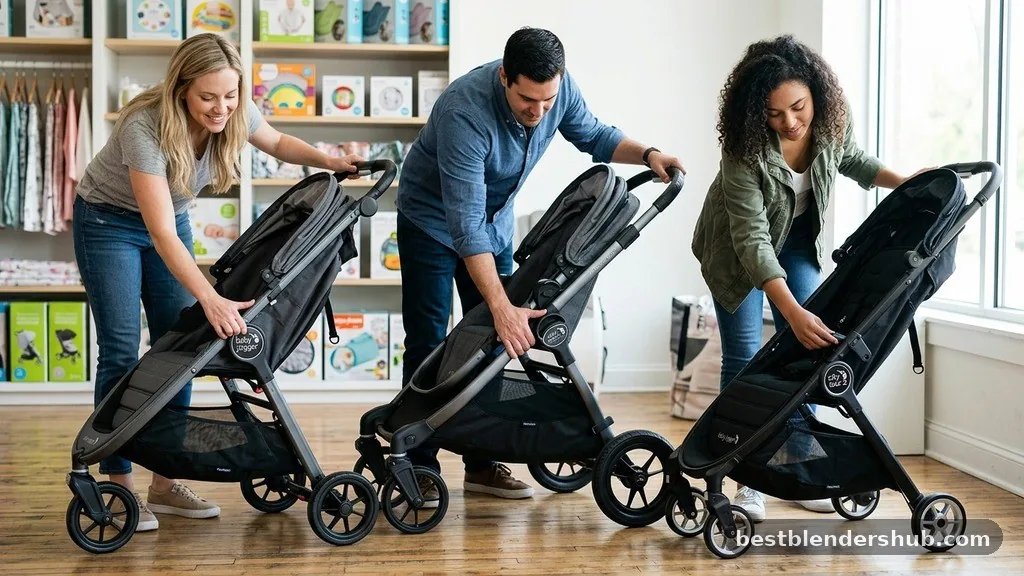 Comparing Locking Mechanisms Across Models - how to unlock baby jogger stroller