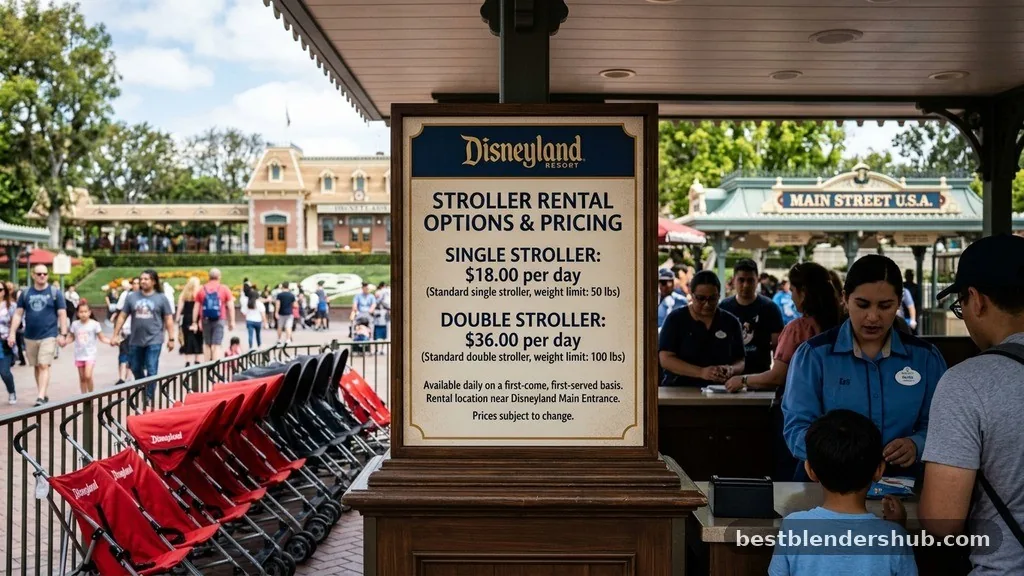 Current Rental Pricing and Options - how much to rent stroller at disneyland