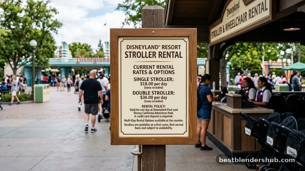 Current Rental Rates and Options - how much is a stroller rental at disneyland