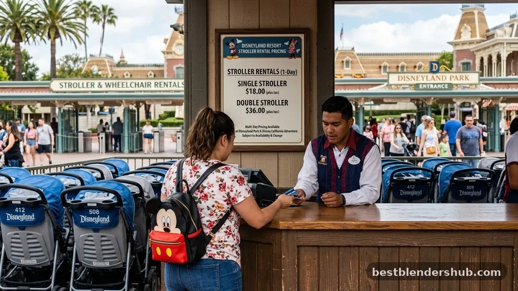 Current Stroller Rental Pricing at Disneyland - how much to rent a stroller at disneyland