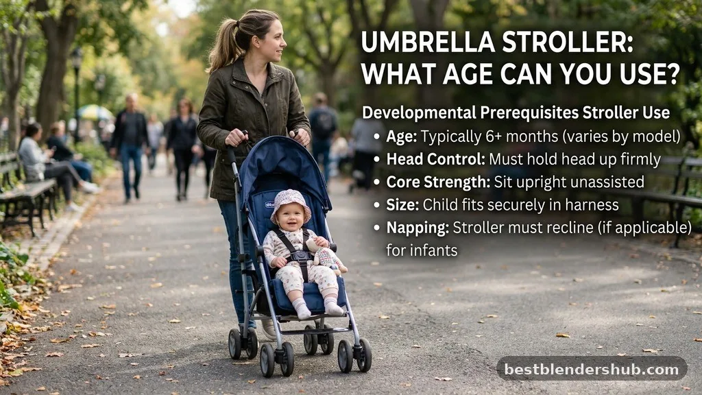 Developmental Prerequisites for Stroller Use - what age can you use umbrella stroller