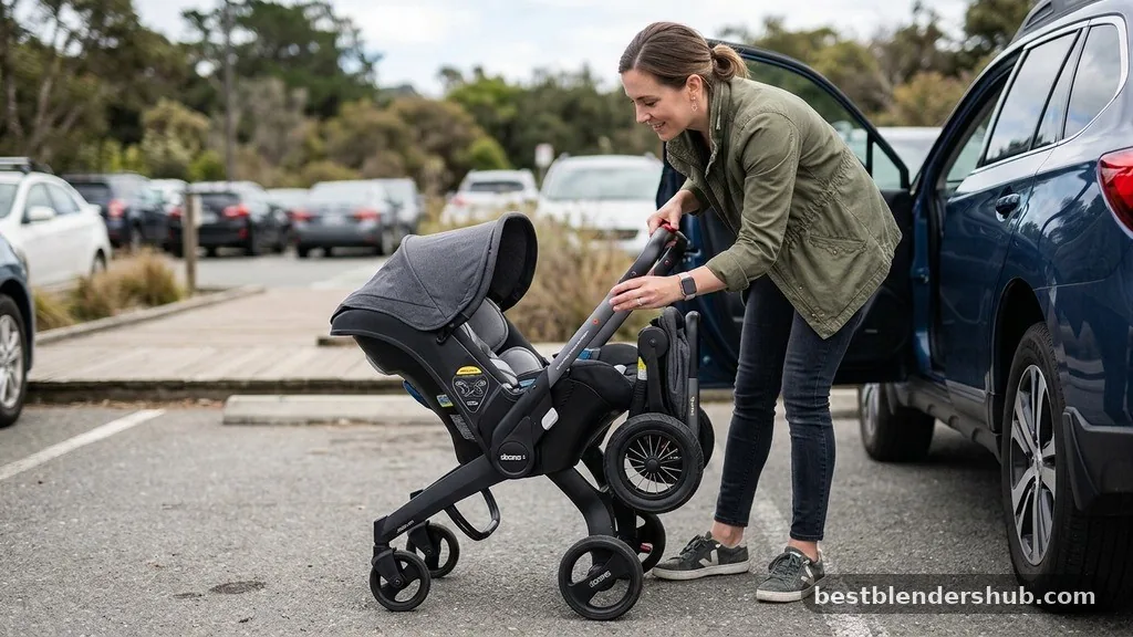 doona car seat stroller how to use