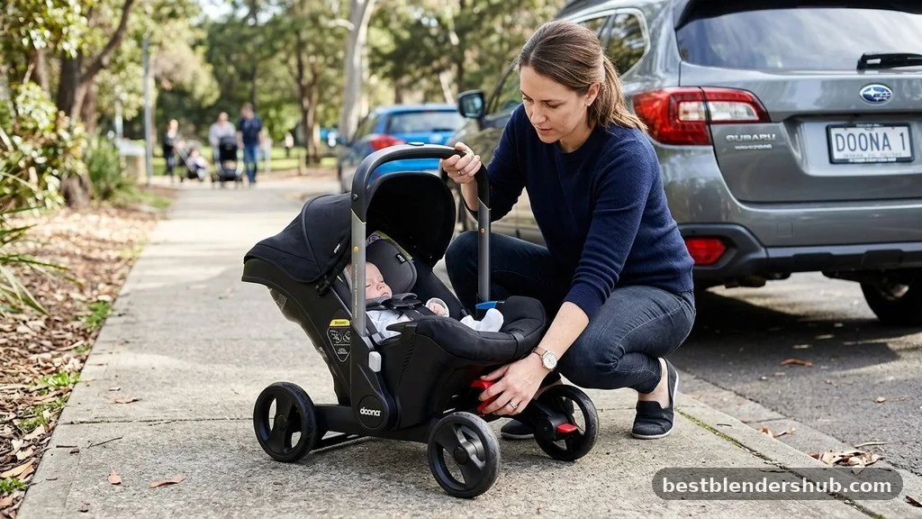 doona stroller how to use