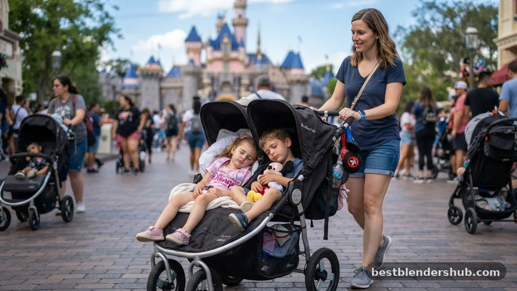 Handling Child Fatigue and Mobility - can you take a stroller to disneyland