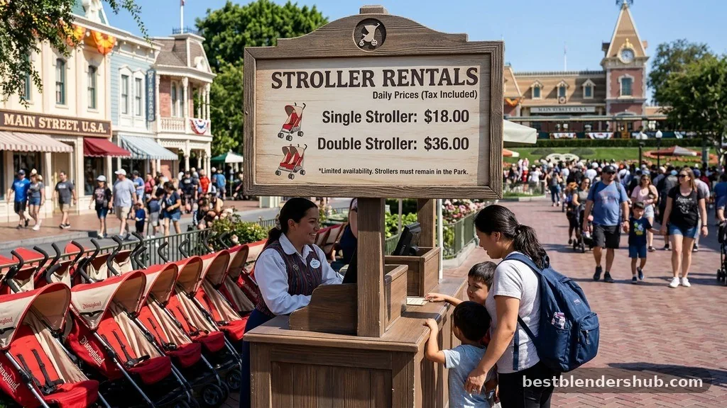 how much is it to rent a stroller at disneyland