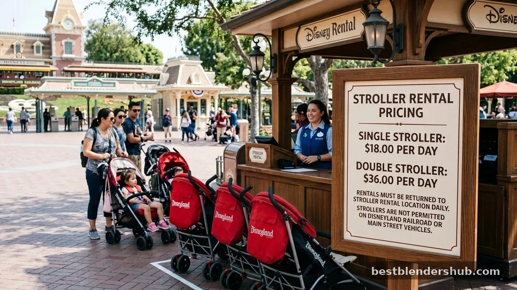how much is stroller rental at disneyland