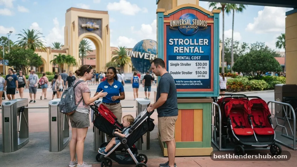 how much is stroller rental at universal studios