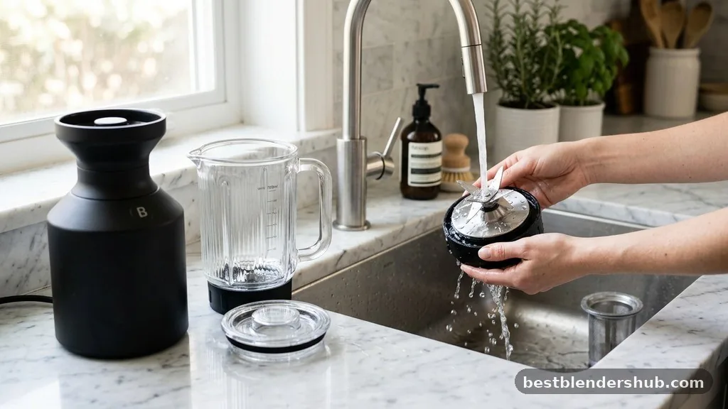 how to clean beast blender