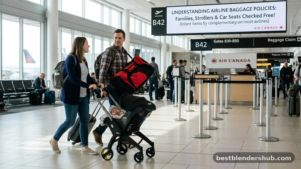 how to fly with car seat and stroller
