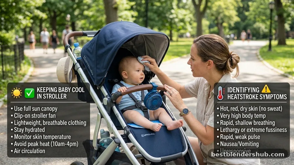 how to keep baby cool in stroller