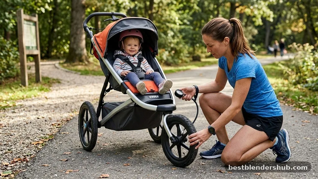 how to run with a jogging stroller