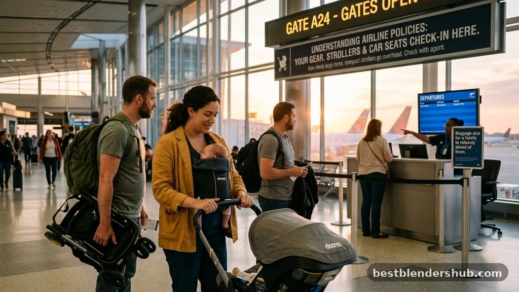 how to travel with car seat and stroller