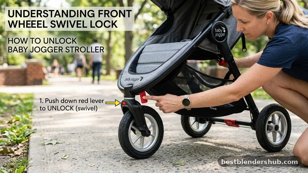 how to unlock baby jogger stroller