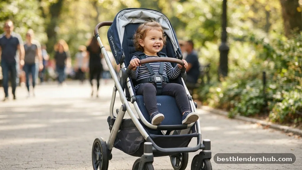 Key Indicators for Upright Sitting - when to put baby in stroller