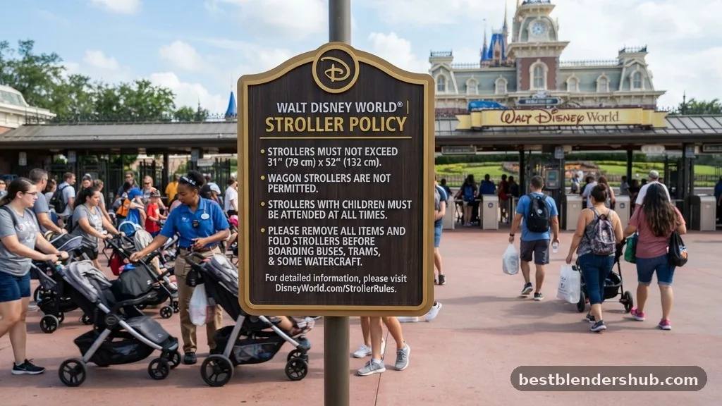 Official Disney World Stroller Policy - can i bring a stroller to disney world