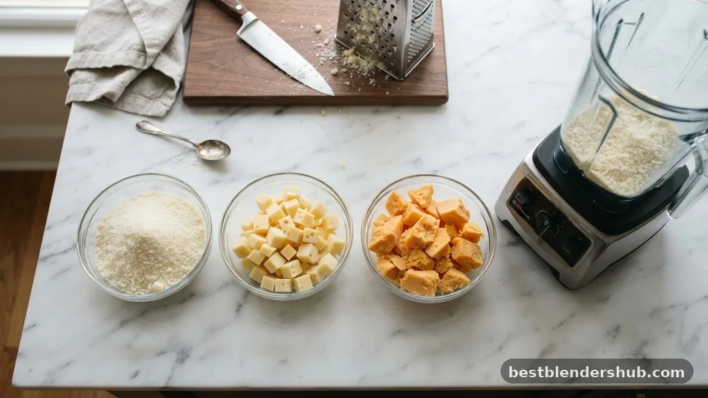Optimal Cheese Varieties for Blending - can you shred cheese in a blender