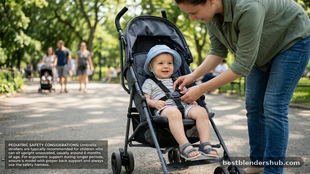 Pediatric Safety and Ergonomic Considerations - what age can you use umbrella stroller