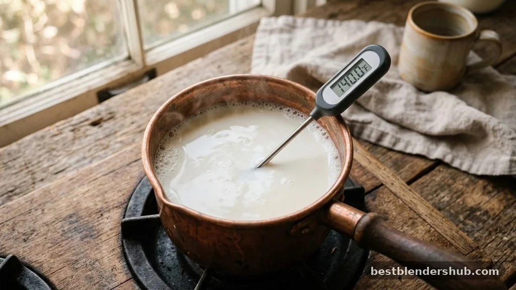 Preparation and Heating - how to froth milk with a blender