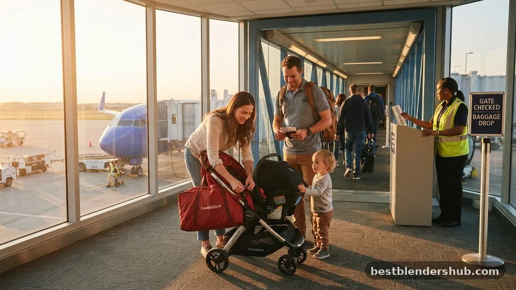 Protecting Your Gear During Travel - can you gate check stroller and car seat