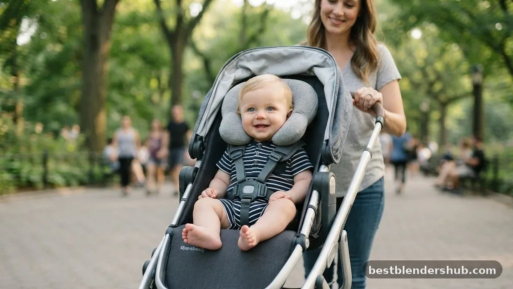 The Importance of Neck and Head Support - at what age can baby sit in stroller