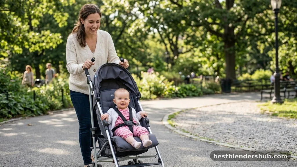The Importance of Neck Control - when can baby go in umbrella stroller