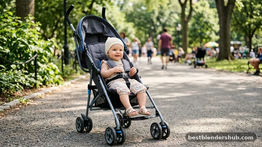 The Role of Neck Control and Core Strength - when can baby use umbrella stroller