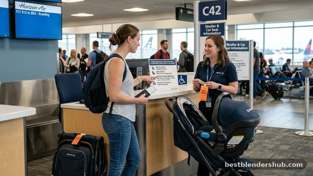 Understanding Airline Policies and Allowances - how to fly with stroller and car seat