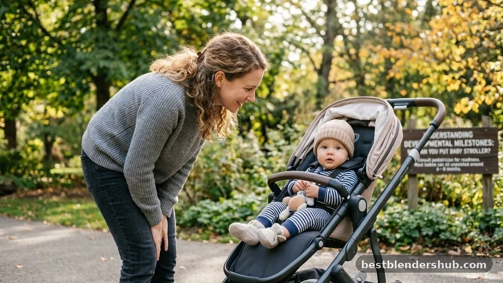 Understanding Developmental Milestones - when can you put baby in stroller