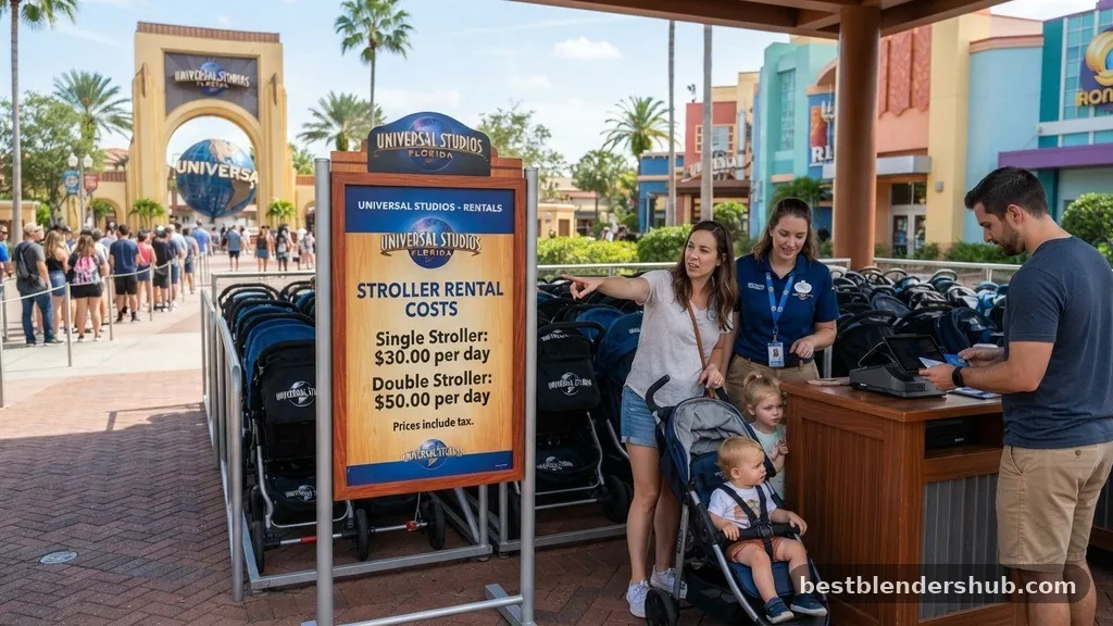 Understanding On-Site Stroller Rental Costs - how much is stroller rental at universal studios