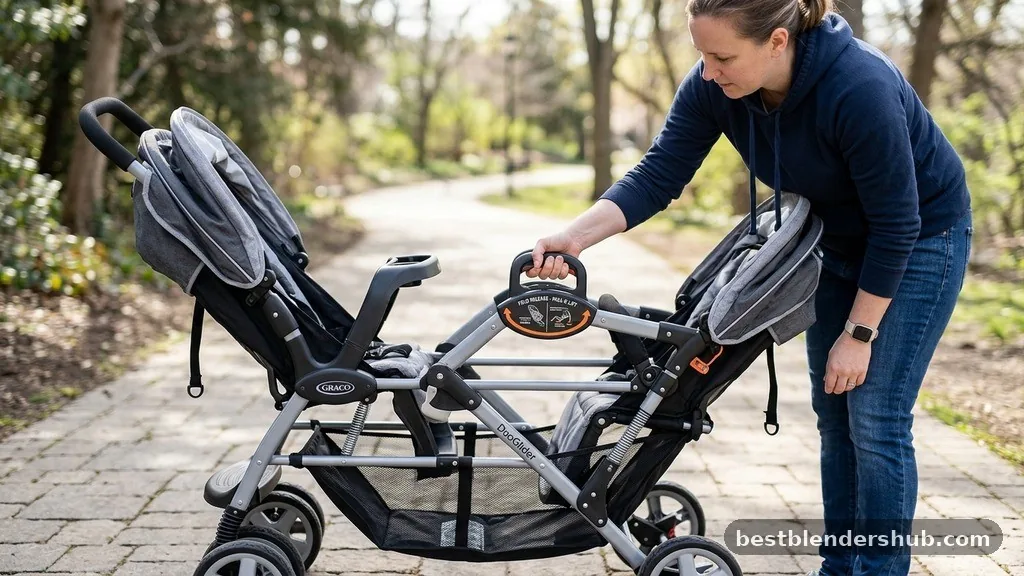 Understanding the Folding Mechanism - duoglider stroller how to open