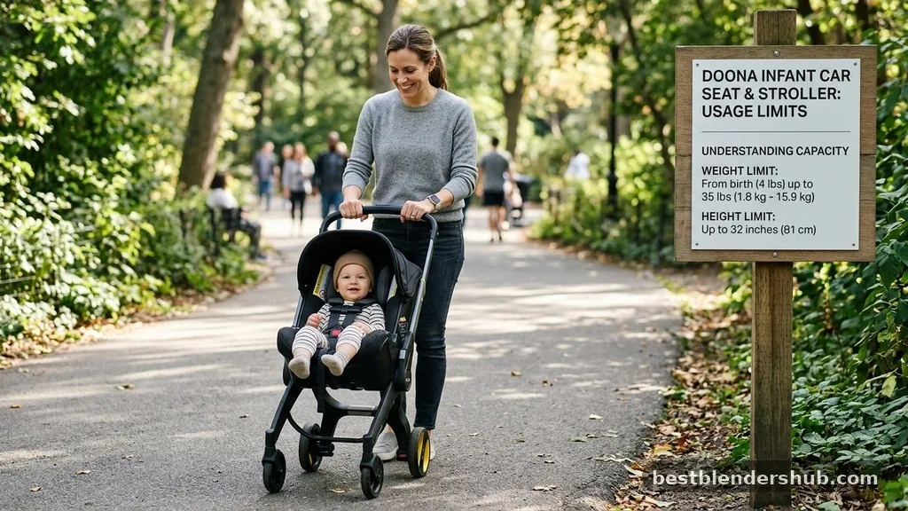 Understanding the Weight and Height Capacity - how long can you use the doona stroller