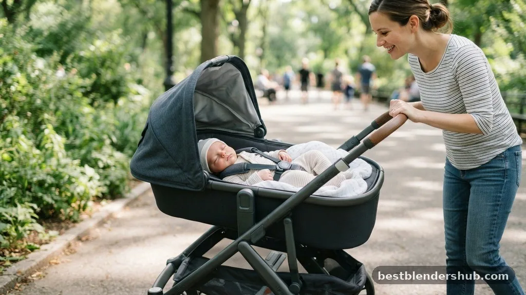 when can baby be in stroller