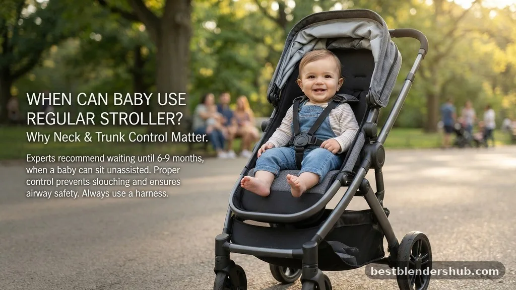 when can baby use regular stroller